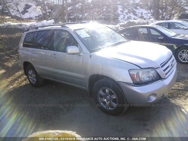 JTEEP21A450067899 - 2005 TOYOTA HIGHLANDER LIMITED SILVER photo 1