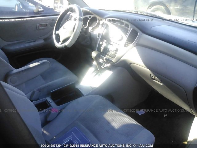 JTEEP21A450067899 - 2005 TOYOTA HIGHLANDER LIMITED SILVER photo 5