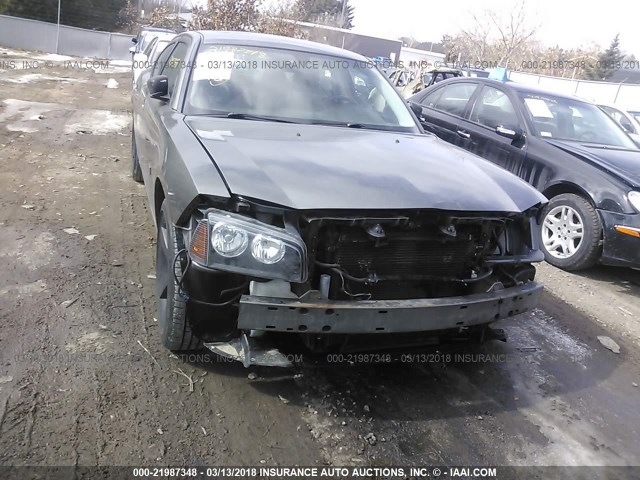 2B3KA33G88H304900 - 2008 DODGE CHARGER SXT GRAY photo 6