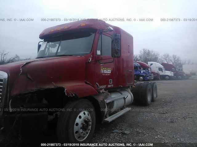1FUJBBCK87LX26679 - 2007 FREIGHTLINER ST120 ST120 RED photo 2