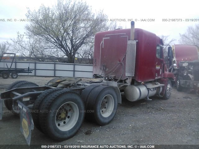 1FUJBBCK87LX26679 - 2007 FREIGHTLINER ST120 ST120 RED photo 4