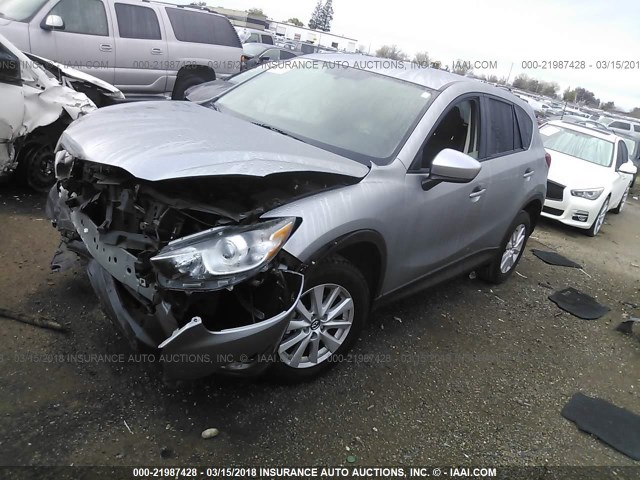 JM3KE2CY4E0368168 - 2014 MAZDA CX-5 TOURING GRAY photo 2