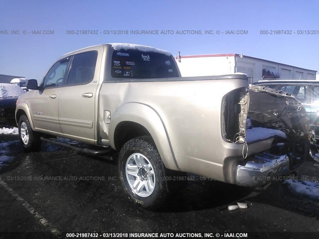 5TBET34156S507167 - 2006 TOYOTA TUNDRA DOUBLE CAB SR5 GOLD photo 3