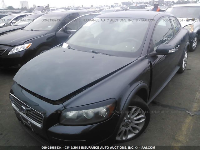 YV1MK672192143959 - 2009 VOLVO C30 T5 GRAY photo 2