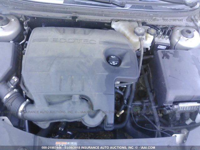 1G1ZC5EU3BF182714 - 2011 CHEVROLET MALIBU 1LT 金色 照片 10