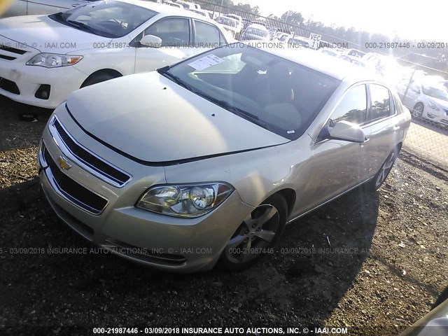 1G1ZC5EU3BF182714 - 2011 CHEVROLET MALIBU 1LT 金色 照片 2