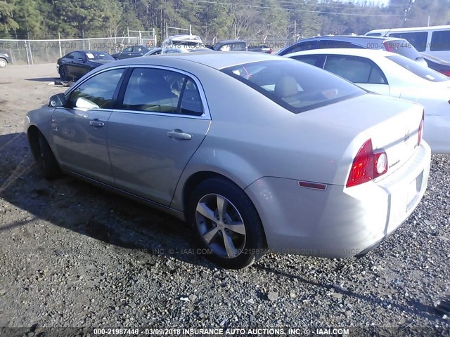 1G1ZC5EU3BF182714 - 2011 CHEVROLET MALIBU 1LT 金色 照片 3