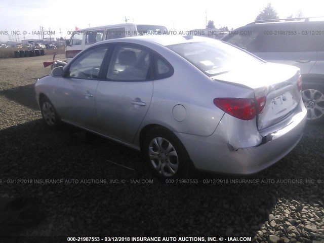 KMHDU46D59U787049 - 2009 HYUNDAI ELANTRA GLS/SE SILVER photo 3