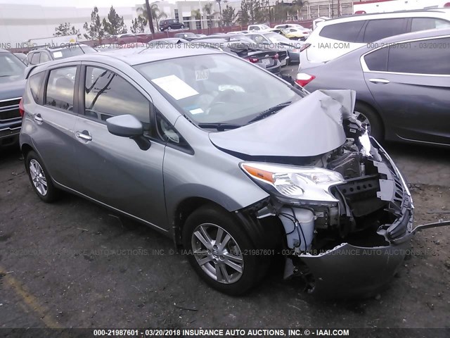 3N1CE2CP1FL358242 - 2015 NISSAN VERSA NOTE S/S PLUS/SV/SL/SR GRAY photo 1