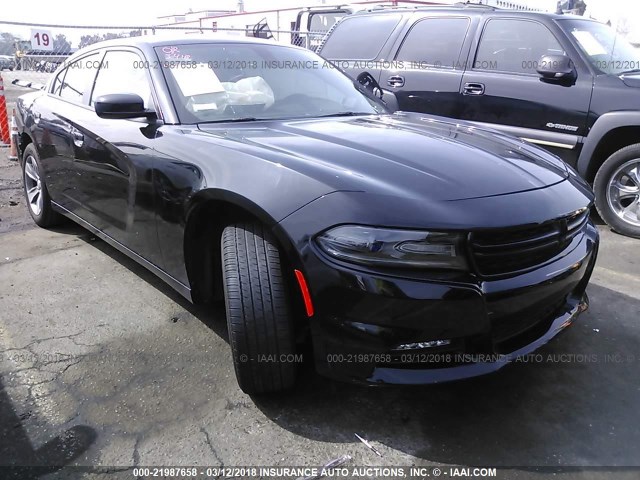 2C3CDXHG1HH569396 - 2017 DODGE CHARGER SXT BLACK photo 1