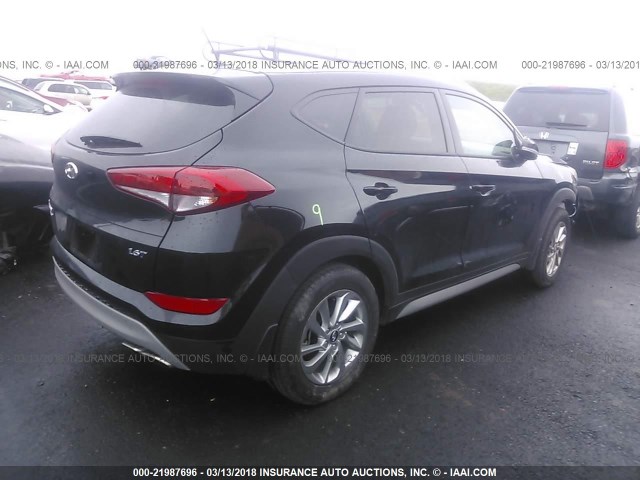 KM8J33A20HU548870 - 2017 HYUNDAI TUCSON LIMITED/SPORT AND ECO/SE BLACK photo 4