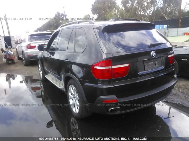 5UXFE83509L309074 - 2009 BMW X5 XDRIVE48I Noir photo 3