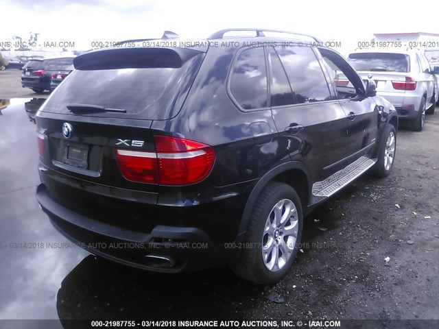 5UXFE83509L309074 - 2009 BMW X5 XDRIVE48I BLACK photo 4