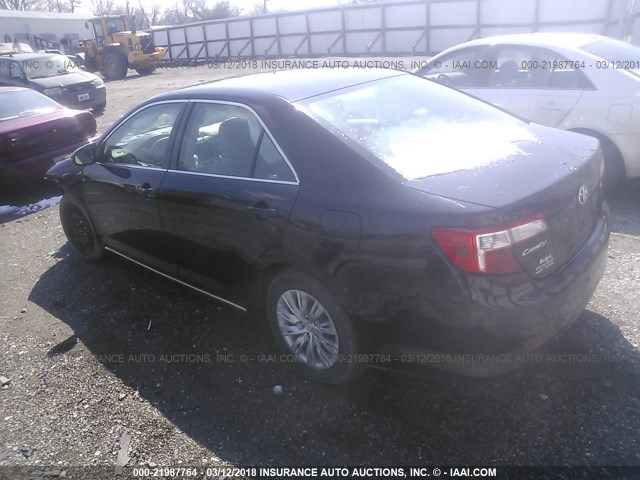 4T1BF1FK4EU426274 - 2014 TOYOTA CAMRY L/SE/LE/XLE 黑色 照片 3