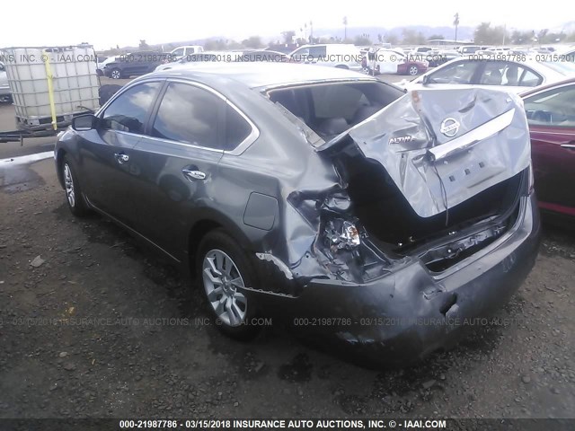 1N4AL3AP2FC478829 - 2015 NISSAN ALTIMA 2.5/S/SV/SL GRAY photo 3