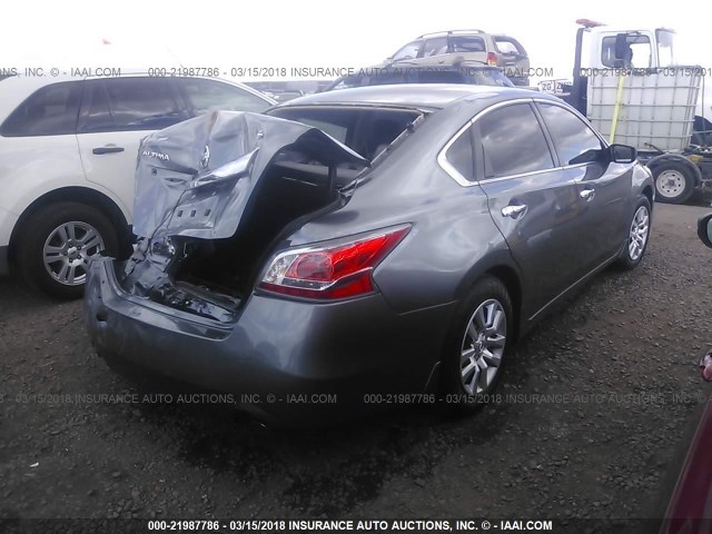 1N4AL3AP2FC478829 - 2015 NISSAN ALTIMA 2.5/S/SV/SL GRAY photo 4