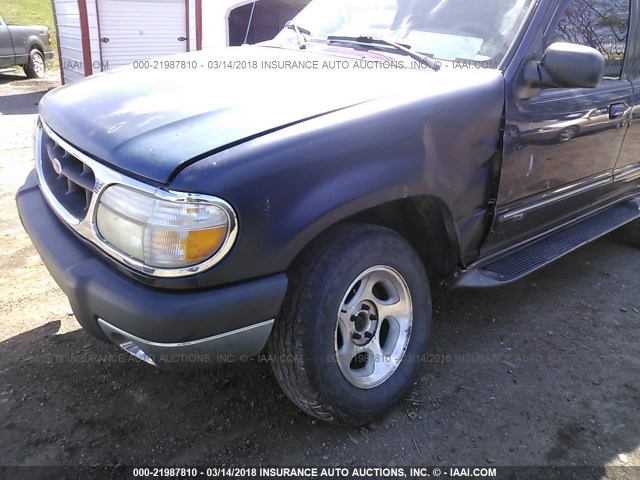 1FMDU73E8YZB18077 - 2000 FORD EXPLORER XLT Dark Blue photo 6