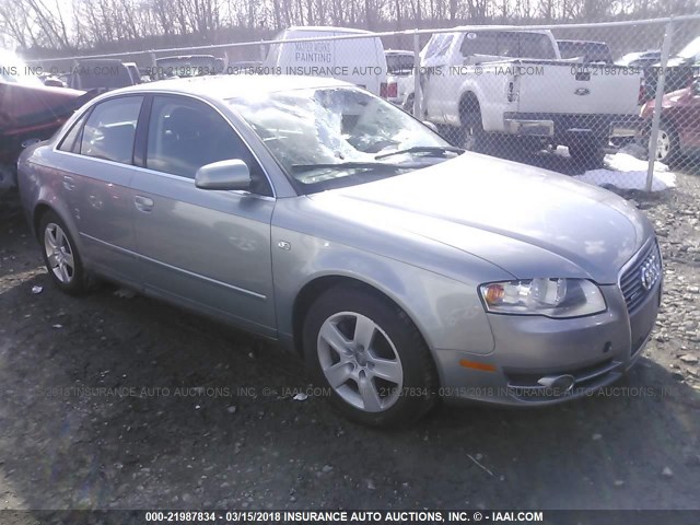 WAUDF78E66A246351 - 2006 AUDI A4 2.0T QUATTRO GRAY photo 1