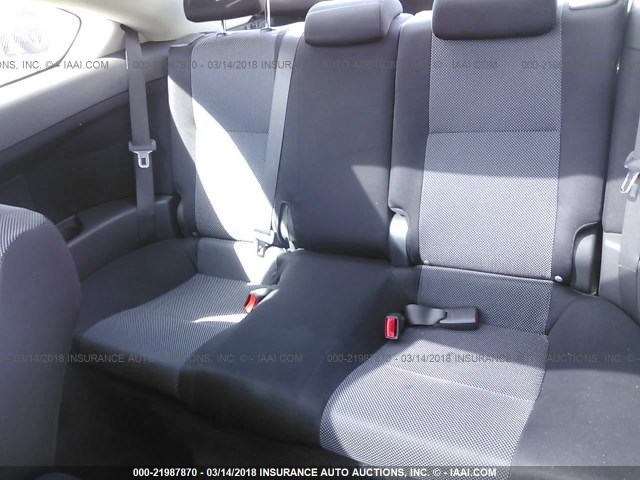 JTKDE167X80238309 - 2008 TOYOTA SCION TC 白色 照片 8