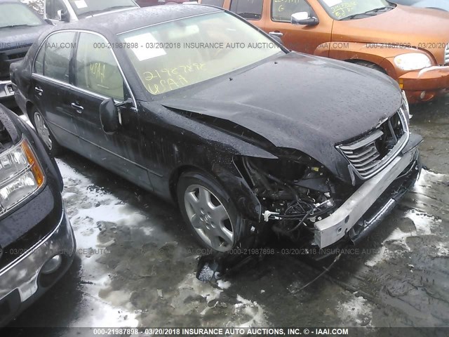 JTHBN36F740169864 - 2004 LEXUS LS 430 BLACK photo 1