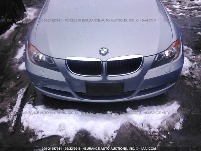 WBAVT13576AV98226 - 2006 BMW 325 XIT BLUE photo 6