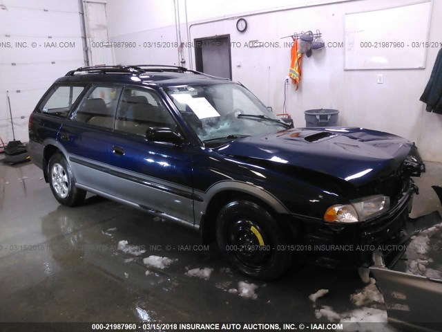 4S3BG6854W7645130 - 1998 SUBARU LEGACY 30TH ANN OUTBACK/LTD/SPT BLUE photo 1