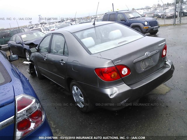 1NXBR32E73Z169577 - 2003 TOYOTA COROLLA CE/LE/S GRAY photo 3