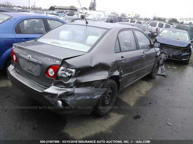 1NXBR32E73Z169577 - 2003 TOYOTA COROLLA CE/LE/S GRAY photo 4