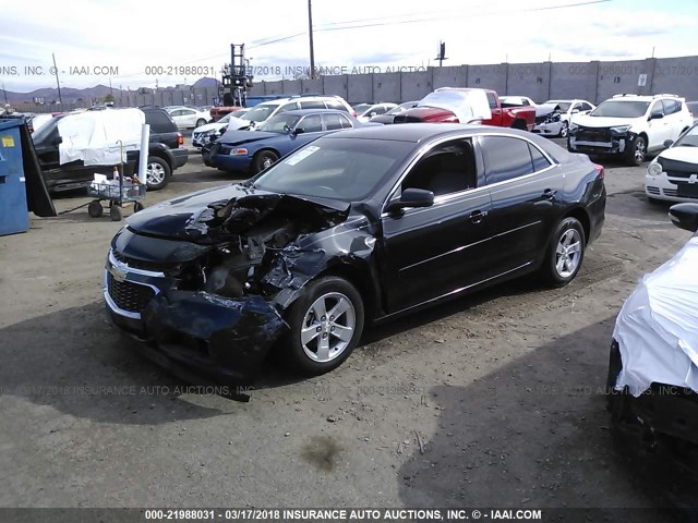 1G11B5SL5FF265546 - 2015 CHEVROLET MALIBU LS 黑色 照片 2