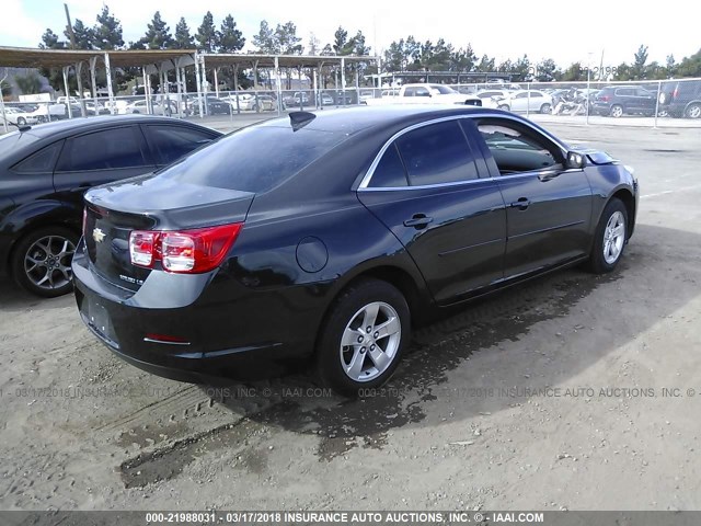 1G11B5SL5FF265546 - 2015 CHEVROLET MALIBU LS 黑色 照片 4