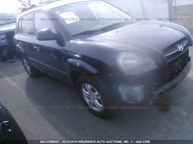 KM8JN72DX6U421056 - 2006 HYUNDAI TUCSON GLS/LIMITED BLACK photo 1