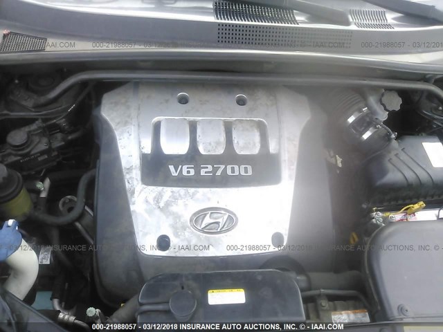 KM8JN72DX6U421056 - 2006 HYUNDAI TUCSON GLS/LIMITED 黑色 照片 10