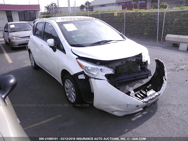 3N1CE2CP3FL350563 - 2015 NISSAN VERSA NOTE S/S PLUS/SV/SL/SR WHITE photo 1