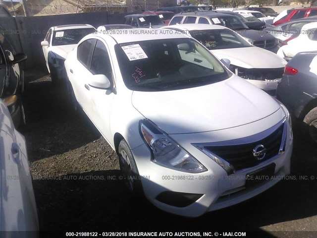 3N1CN7AP2FL923839 - 2015 NISSAN VERSA S/S PLUS/SV/SL WHITE photo 1