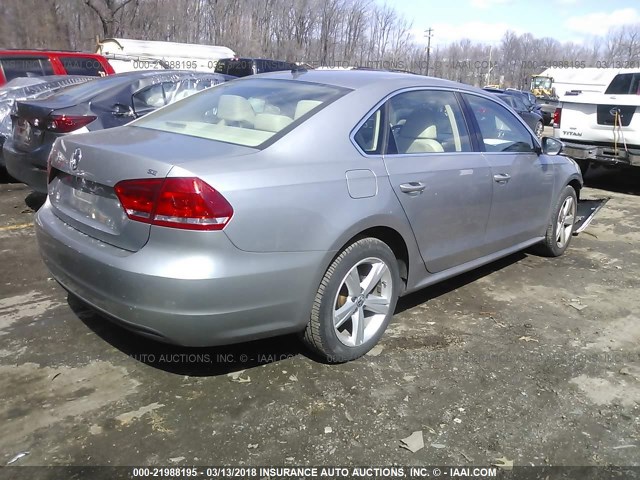 1VWBP7A39CC030667 - 2012 VOLKSWAGEN PASSAT SE GOLD photo 4