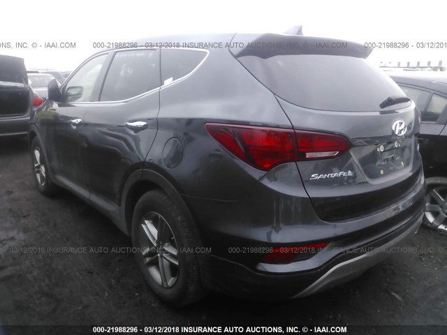 5XYZT3LB2HG497006 - 2017 HYUNDAI SANTA FE SPORT  BLACK photo 3