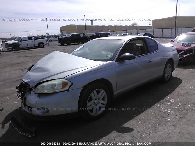 2G1WN151569321347 - 2006 CHEVROLET MONTE CARLO LTZ SILVER photo 2