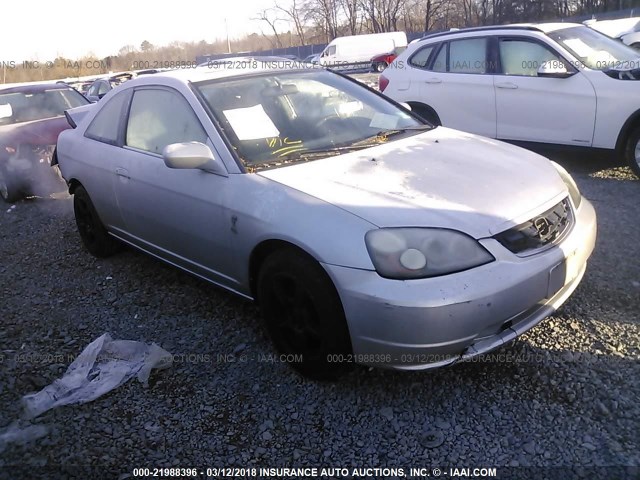 1HGEM22961L121425 - 2001 HONDA CIVIC SI/EX SILVER photo 1