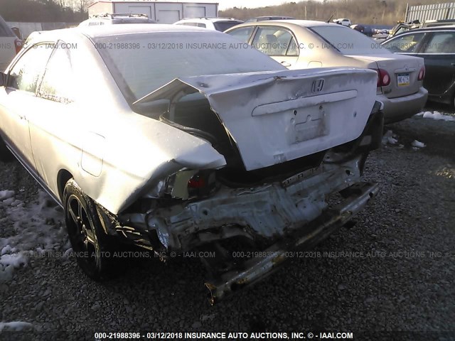 1HGEM22961L121425 - 2001 HONDA CIVIC SI/EX SILVER photo 6