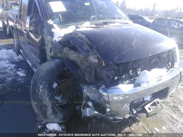 1N6BA07A67N204008 - 2007 NISSAN TITAN XE/SE/LE BLACK photo 6