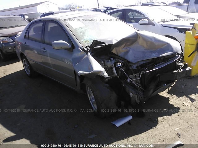 1NXBR32EX3Z111138 - 2003 TOYOTA COROLLA CE/LE/S GRAY photo 1