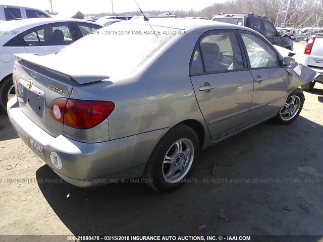 1NXBR32EX3Z111138 - 2003 TOYOTA COROLLA CE/LE/S GRAY photo 4