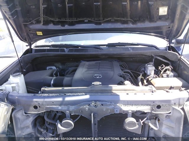 5TFRM5F1XDX056419 - 2013 TOYOTA TUNDRA DOUBLE CAB SR5 BLUE photo 10