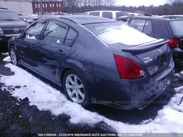 1N4BA41E67C839298 - 2007 NISSAN MAXIMA SE/SL GRAY photo 3