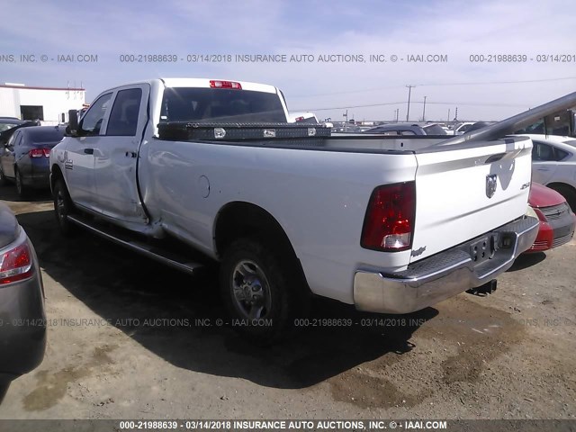 3C6TR5HT1DG541260 - 2013 RAM 2500 ST WHITE photo 3