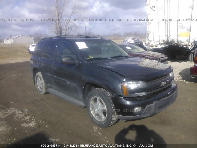 1GNDT13S842357312 - 2004 CHEVROLET TRAILBLAZER LS/LT GRAY photo 1