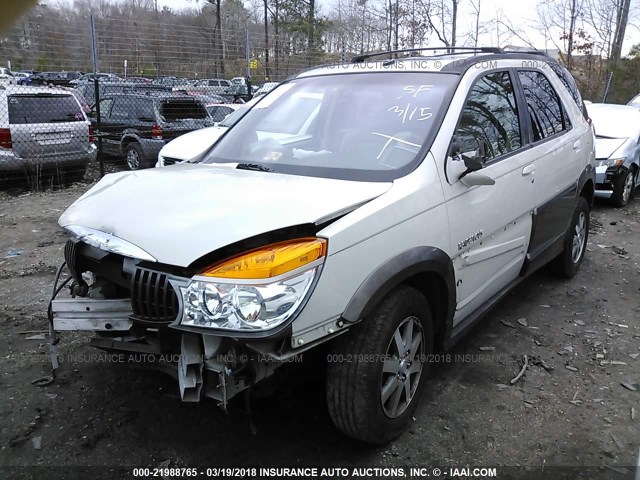 3G5DA03E23S502650 - 2003 BUICK RENDEZVOUS CX/CXL WHITE photo 2