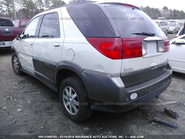 3G5DA03E23S502650 - 2003 BUICK RENDEZVOUS CX/CXL WHITE photo 3