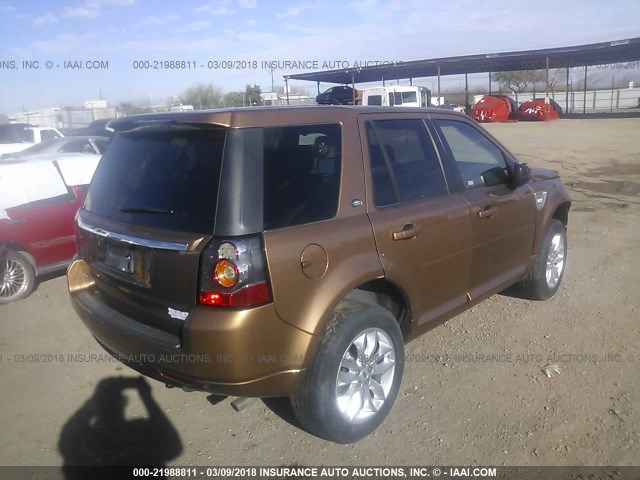 SALFR2BG7EH400841 - 2014 LAND ROVER LR2 HSE GOLD photo 4