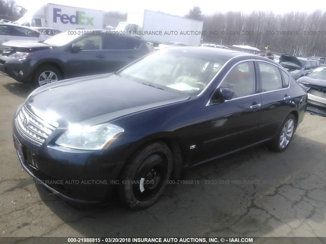 JNKAY01F07M460521 - 2007 INFINITI M35 SPORT BLUE photo 2